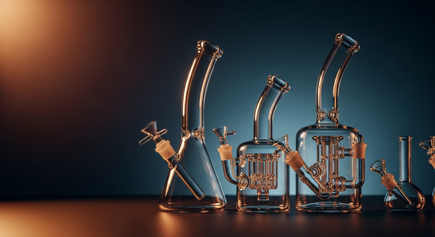 Best Bongs in 2026: Top Picks by Type (Beaker, Recycler, Percolator & Mini) — editorial hero image at Smokerolla