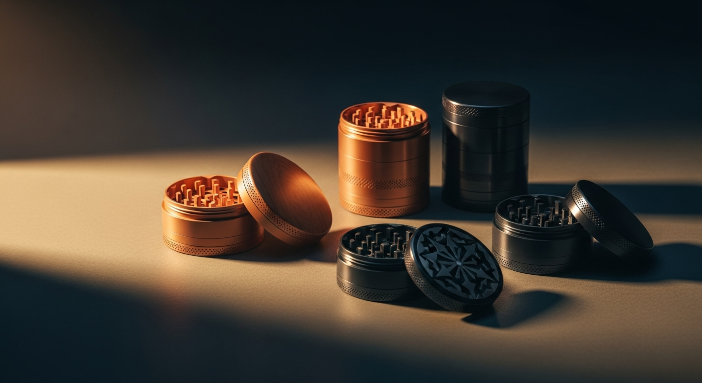 Best Dry Herb Grinders Worth Buying in 2026 โ editorial hero image at Smokerolla