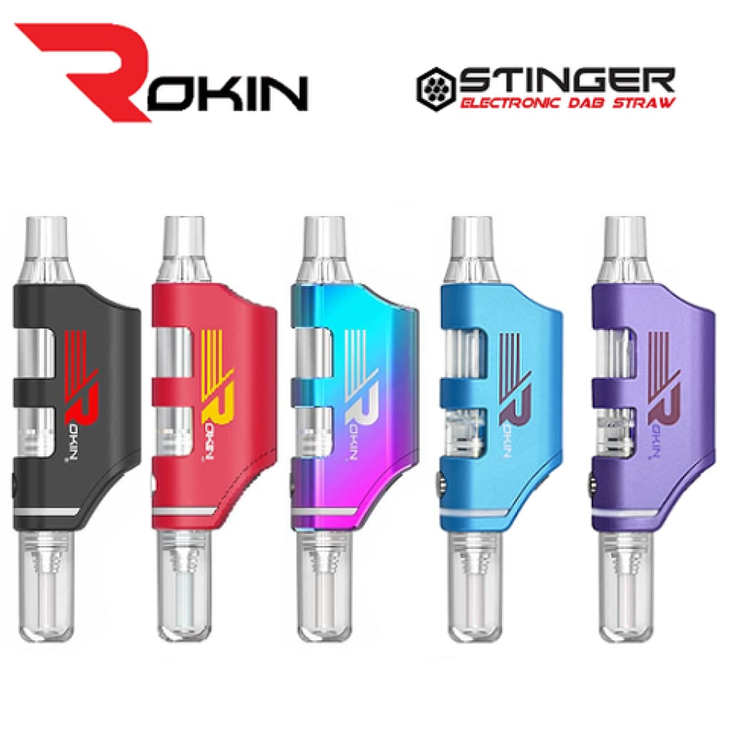 Rokin Stinger Electronic Dab Straw - three colorways