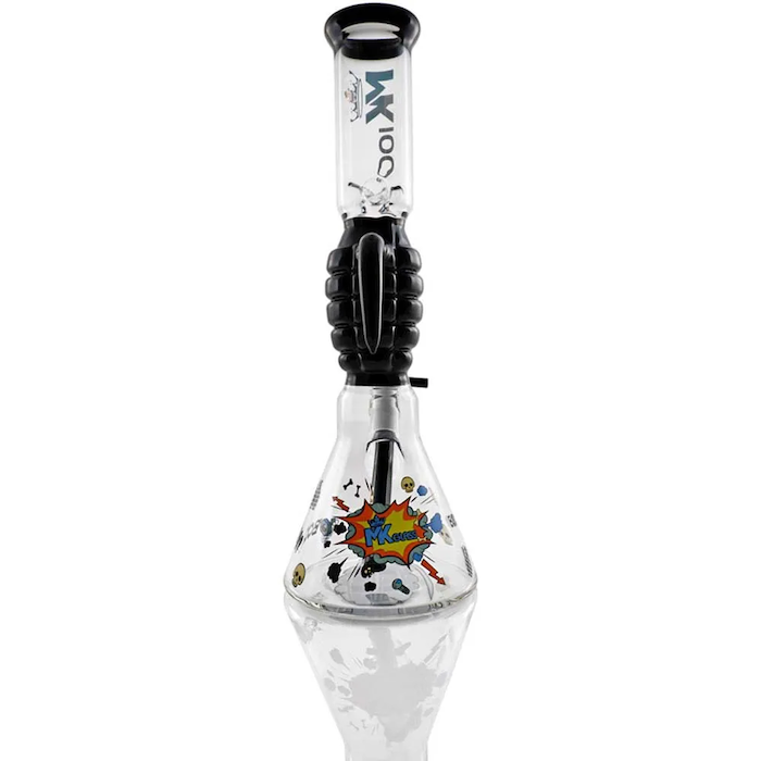 MK Glass Grenade Style Water Pipe