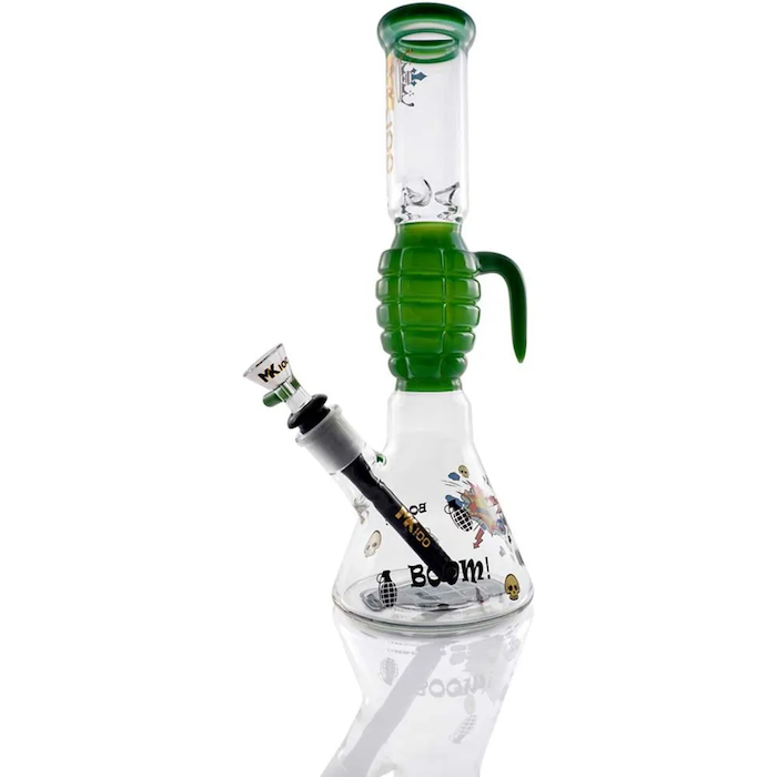 MK Glass Grenade Style Water Pipe