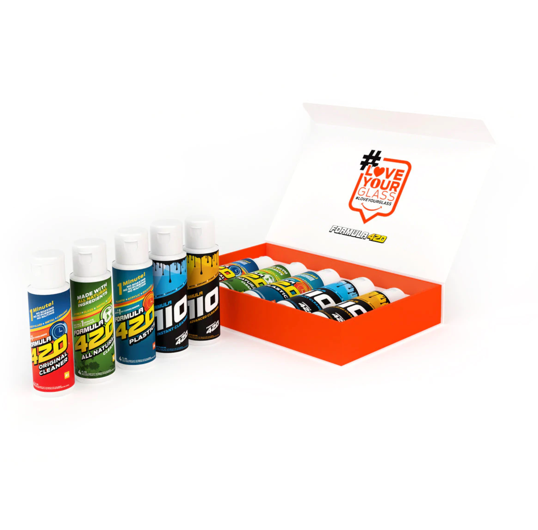 Premium Cleaner Set - Formula 420, 710, Bling - 6 Pack