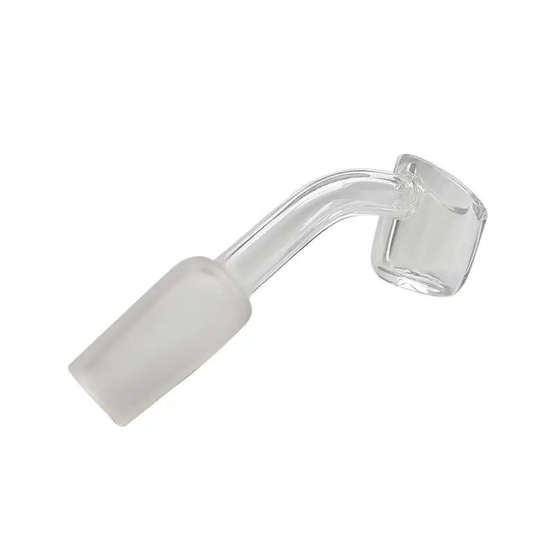 Clear glass Waxmaid 14mm 45° quartz dab banger for smooth dabbing experience
