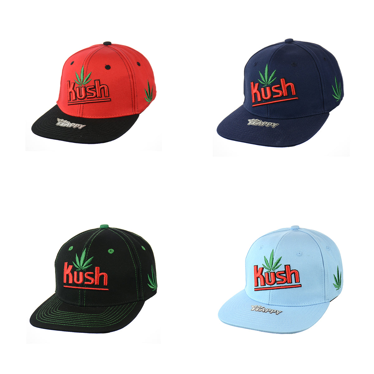 Embroidered Cotton Snapback Hat - Bold Style
