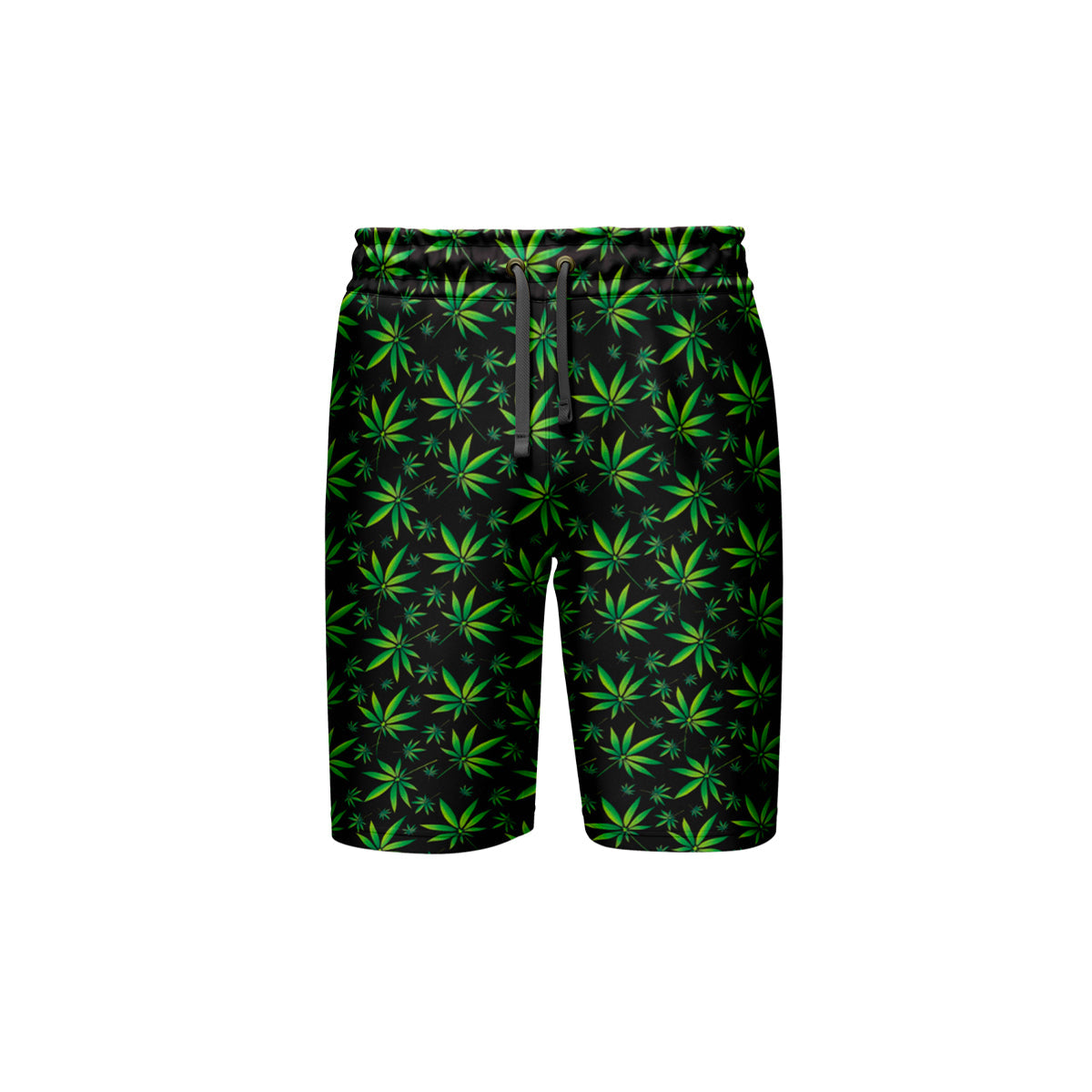 Botanical Leaf Print Athletic Shorts - 5 Pack