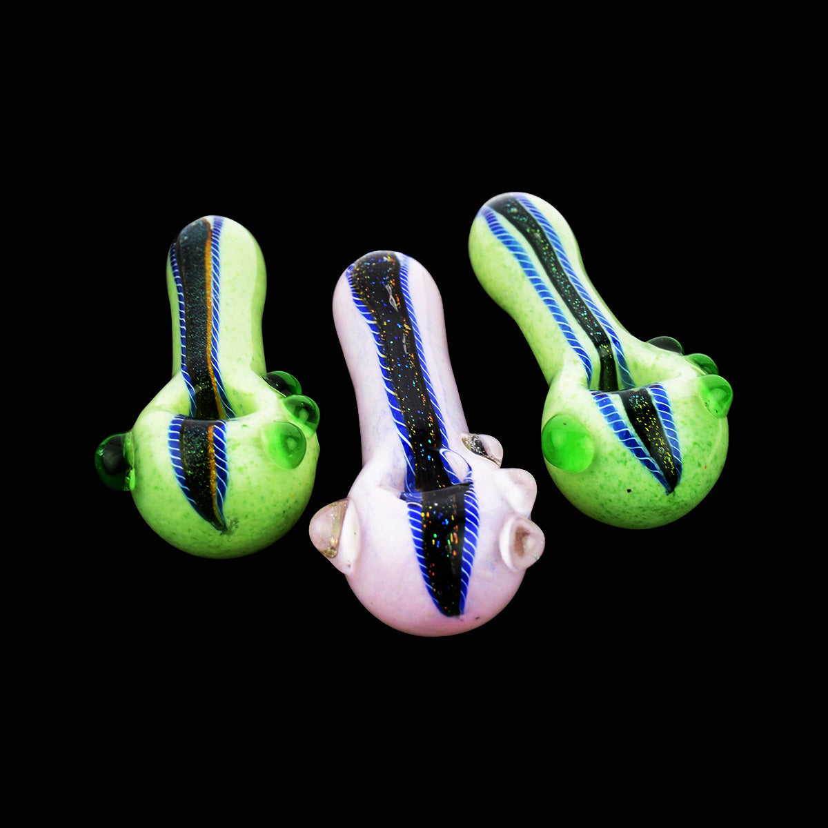 Dhicro Slime Frit Art Spoon Pipe - 4.5 Inch