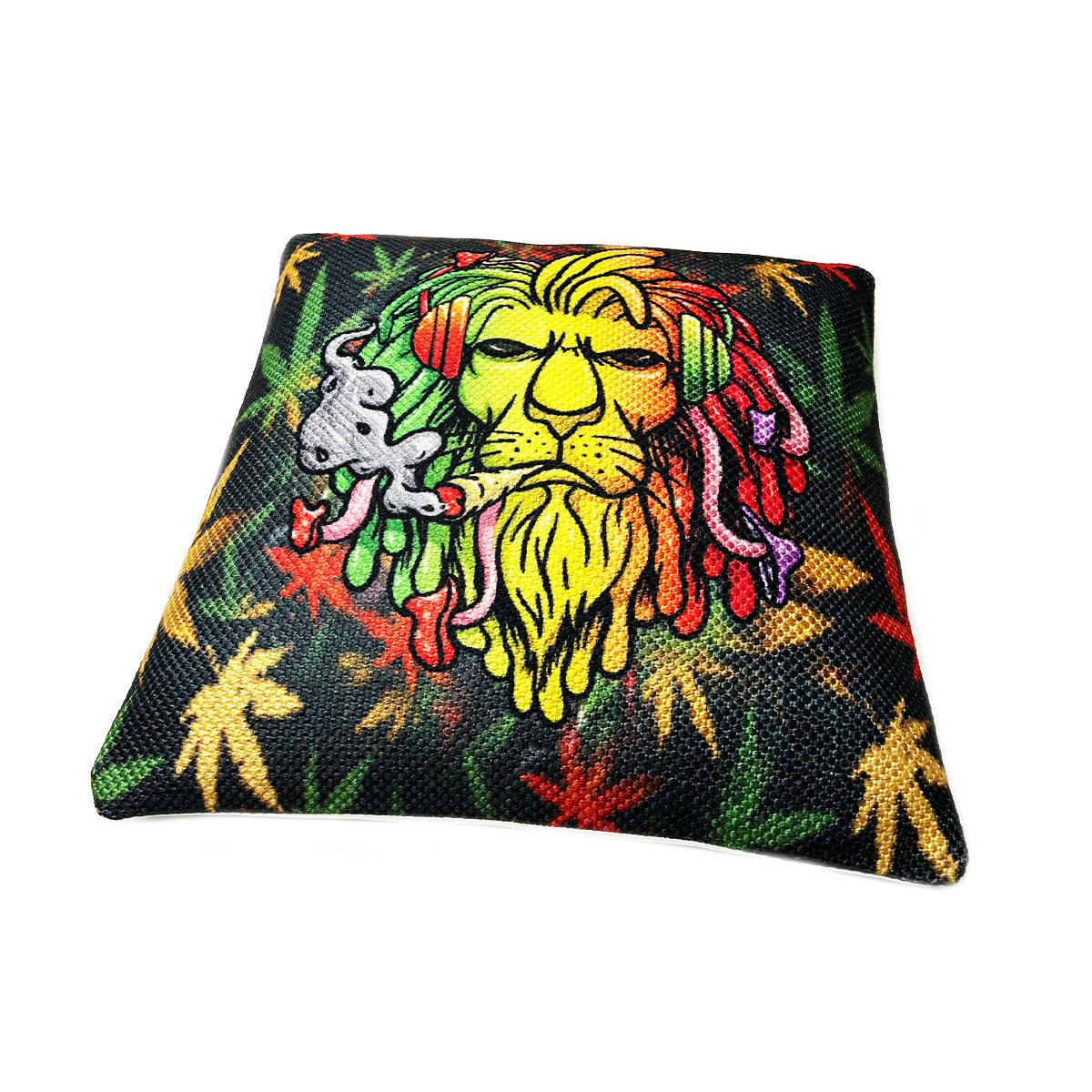Majestic Lion Handloom Cushion with Filler
