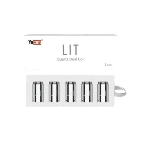 Yocan LIT Replacement Quartz Dual Coils (5-Pack)