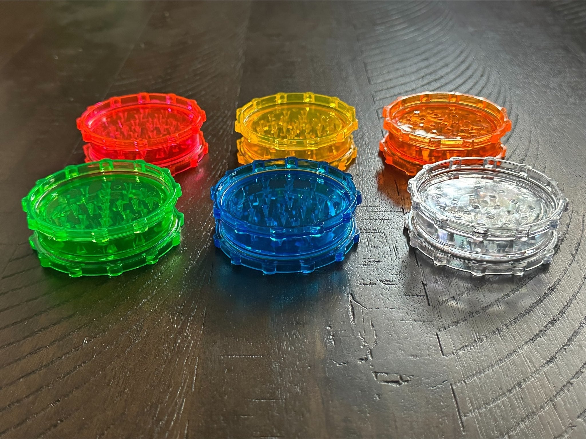 Vibrant Acrylic Dry Herb Grinder