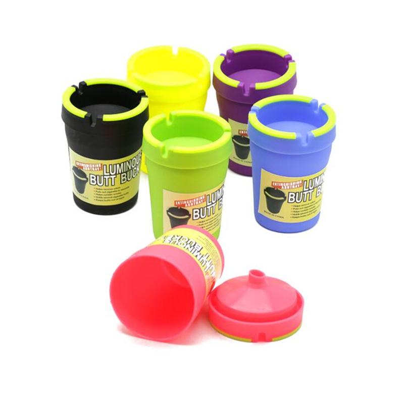 Luminous Acrylic Ashtray - 12 Piece Set