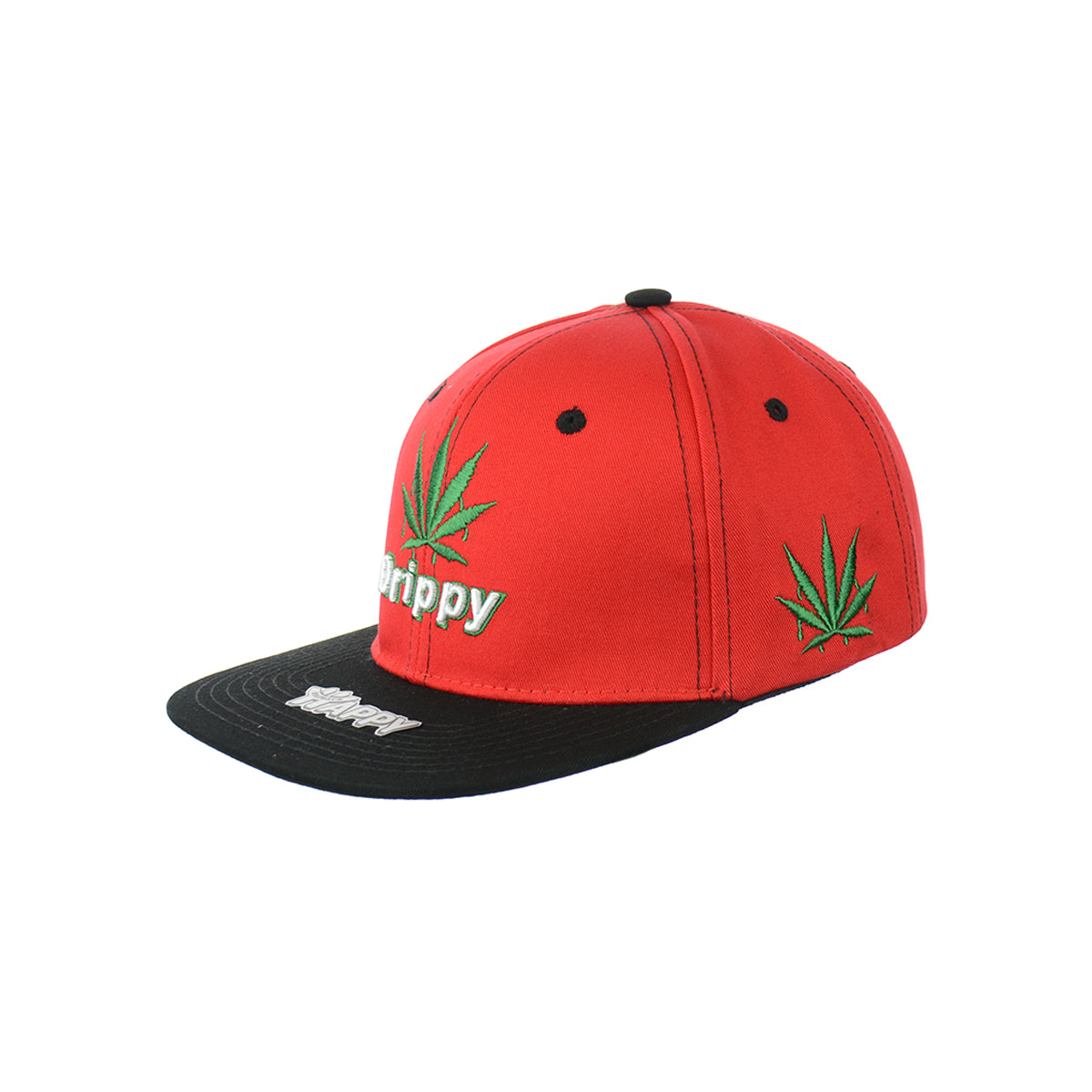 Premium Drippy Leaf Cotton Snapback Hat