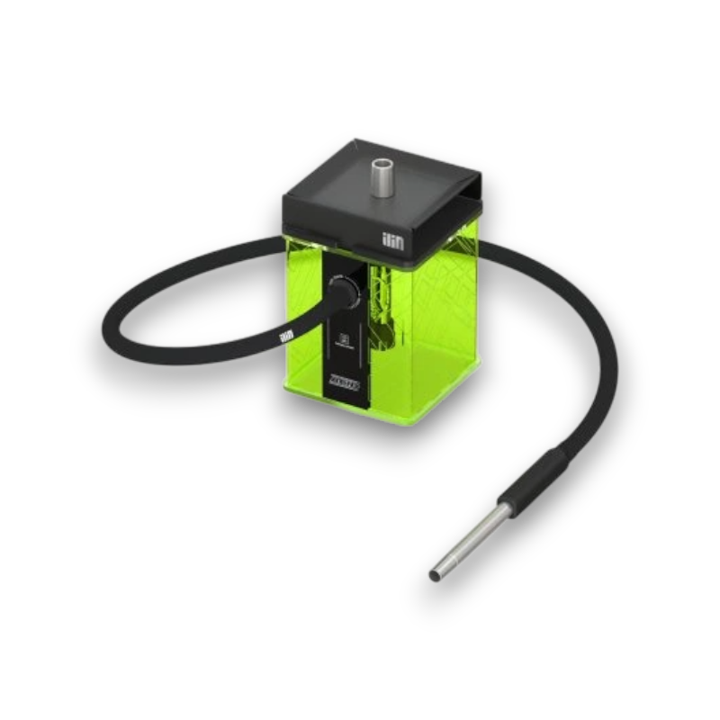 Modern 13-Inch Cube Hookah