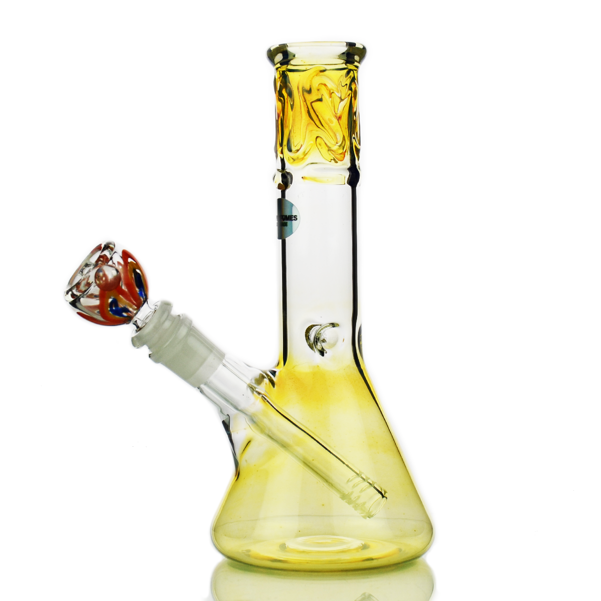 Premium 8-Inch Fumed Glass Beaker, USA Crafted