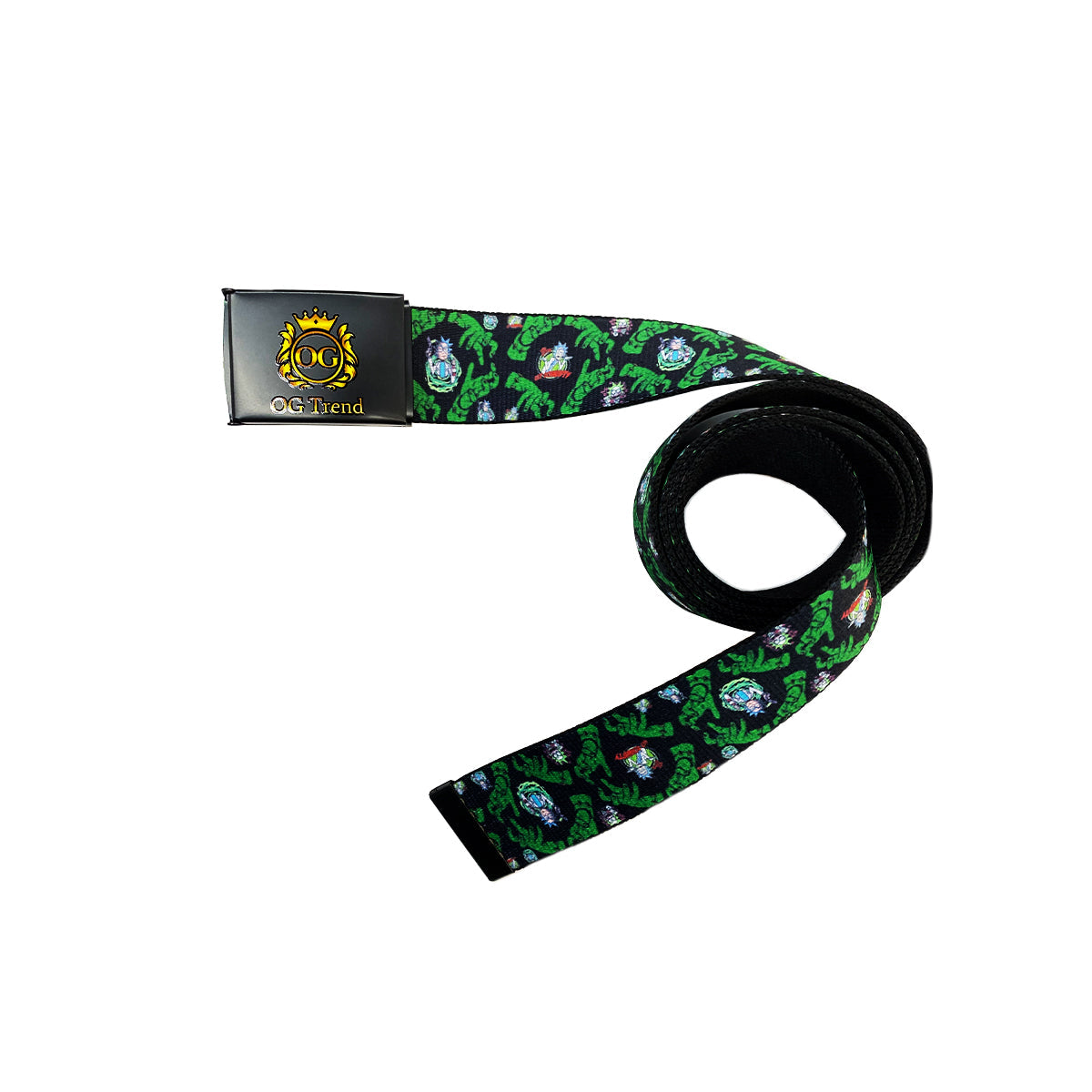M-Green World Print Adjustable Belt