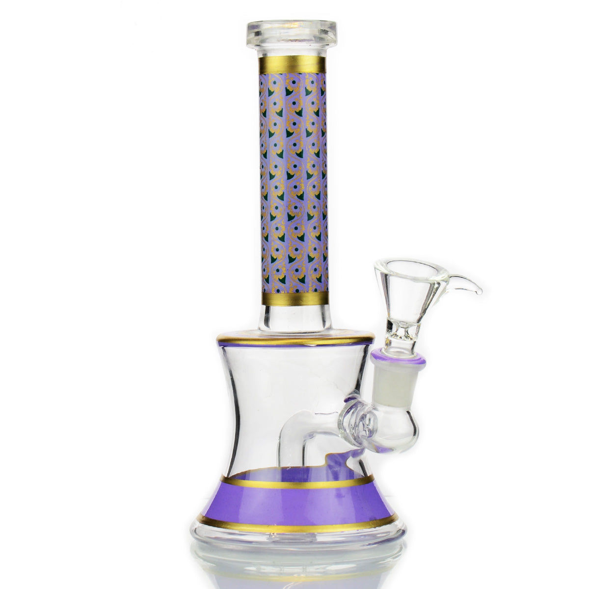 Compact 8-Inch Water Pipe with Unique Decal