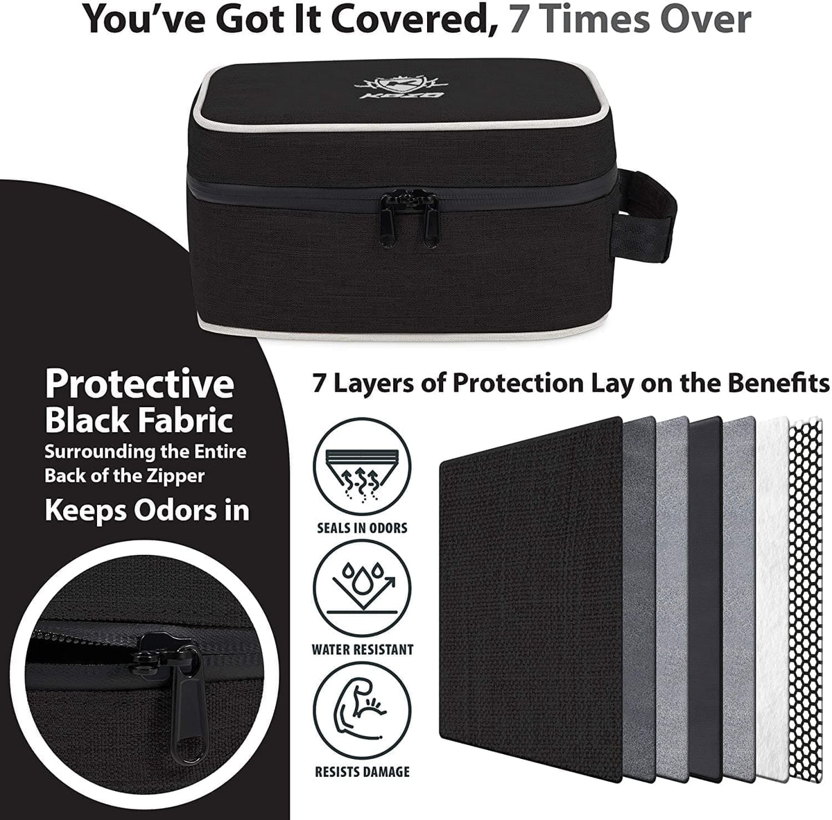Kozo Black Smell proof bag – image 2