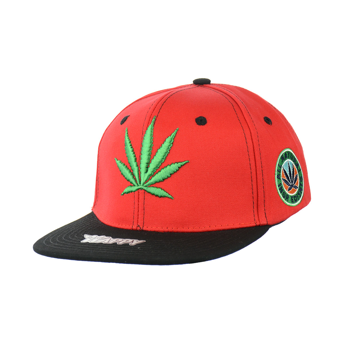 Premium Botanical Leaf Embroidered Snapback