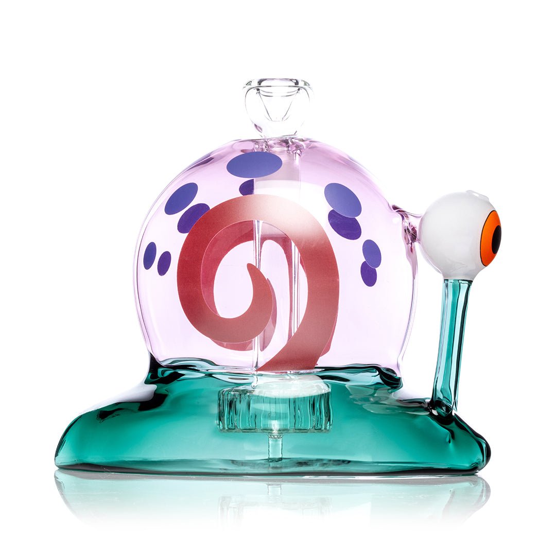 Whimsical Snail Glass Water Pipe XL