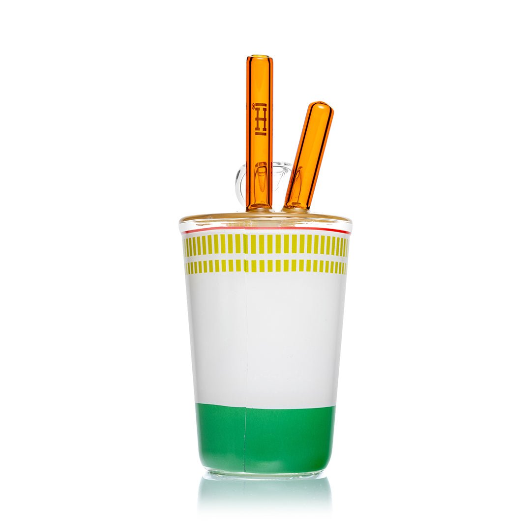 Ramen Noodle Cup Themed Glass Water Pipe