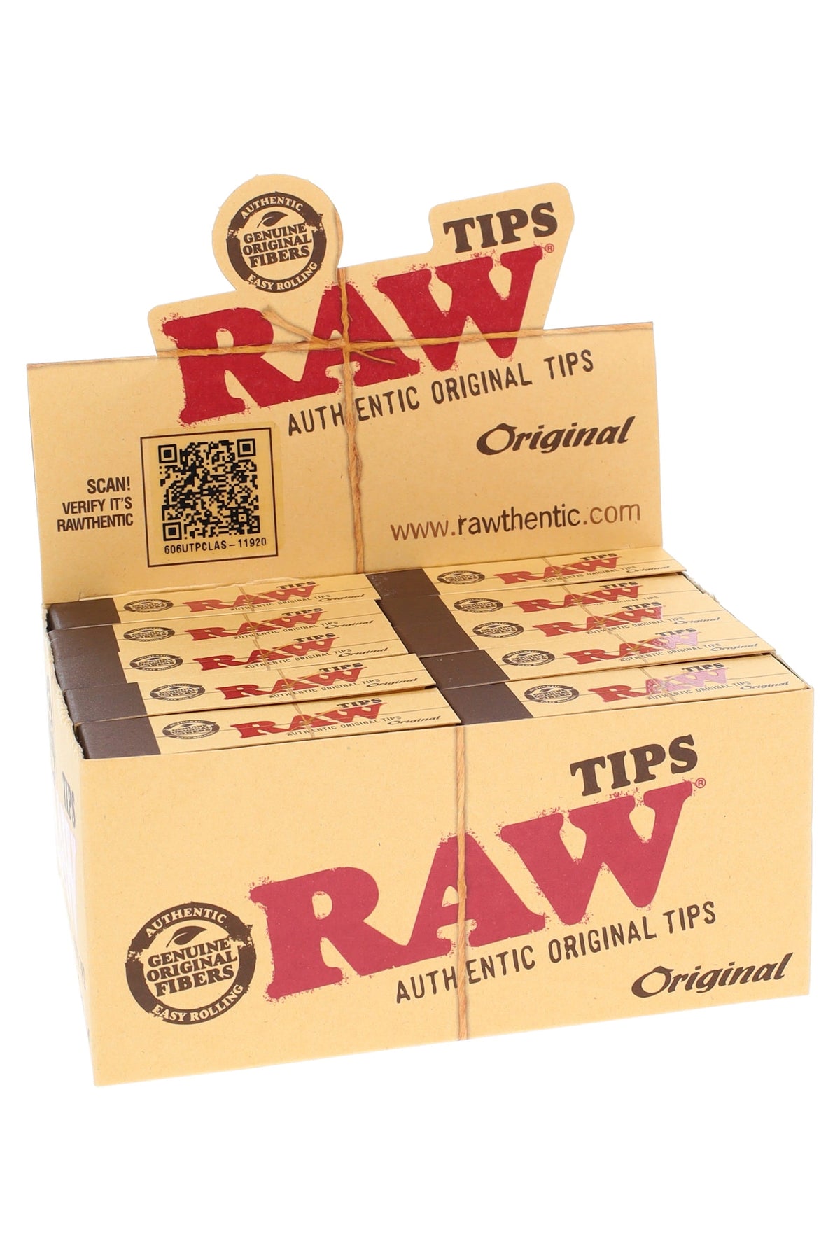 RAW Original Unrefined Tips – 50 Pack Box – image 1