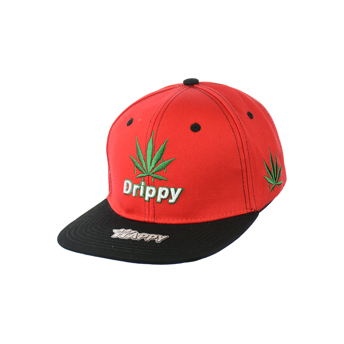 Premium Drippy Leaf Cotton Snapback Hat