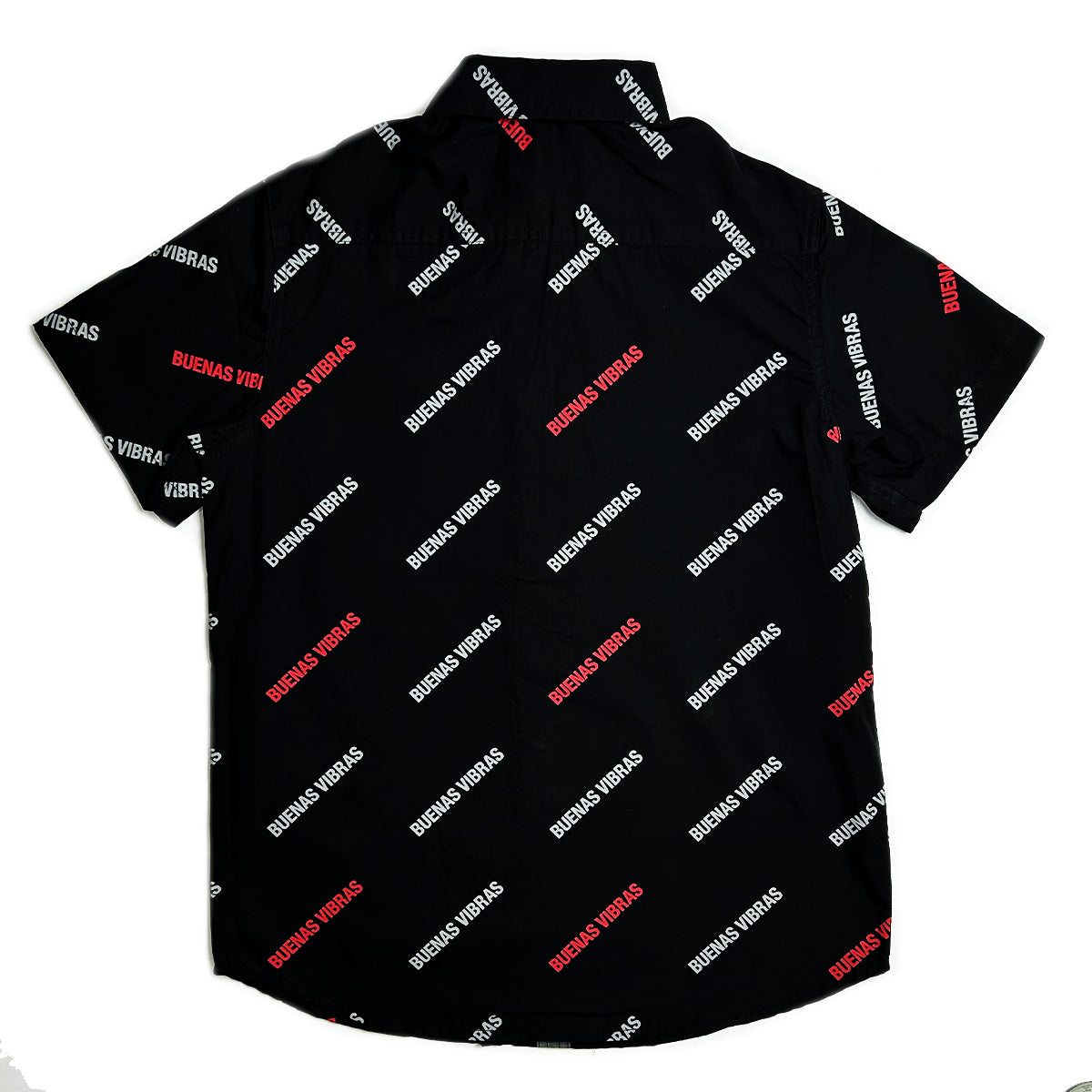 Buenas Vibras Cotton Woven Short-Sleeve Shirt