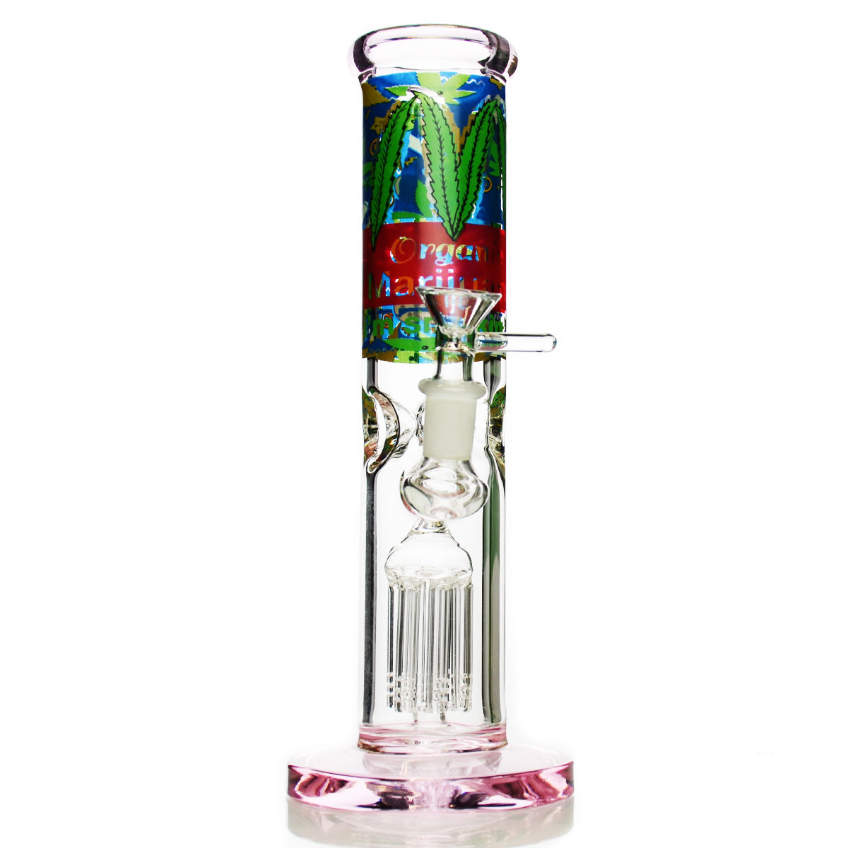 Organic Straight Shooter Water Pipe with Tree Chamber