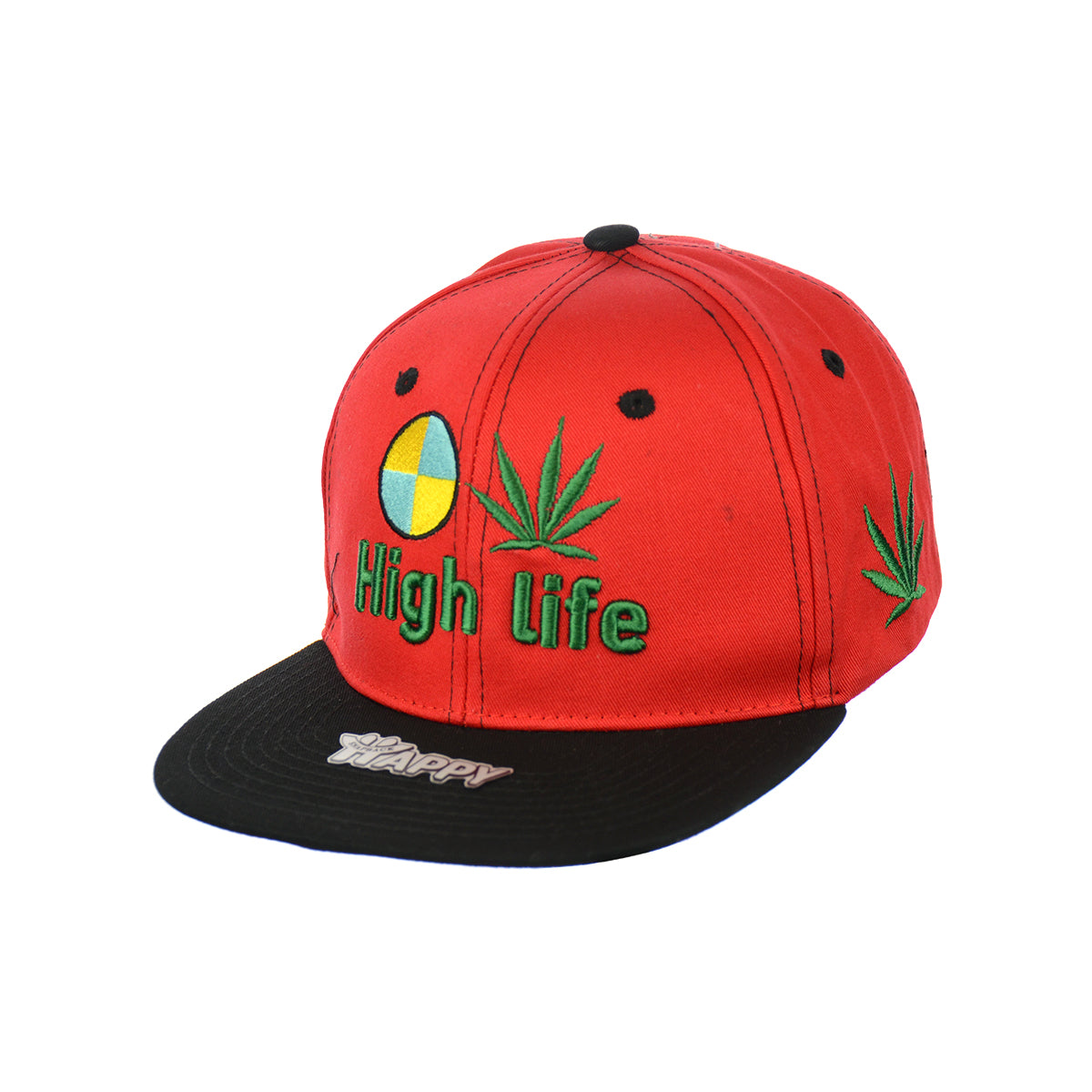 Premium Embroidered High Life Snapback Hat