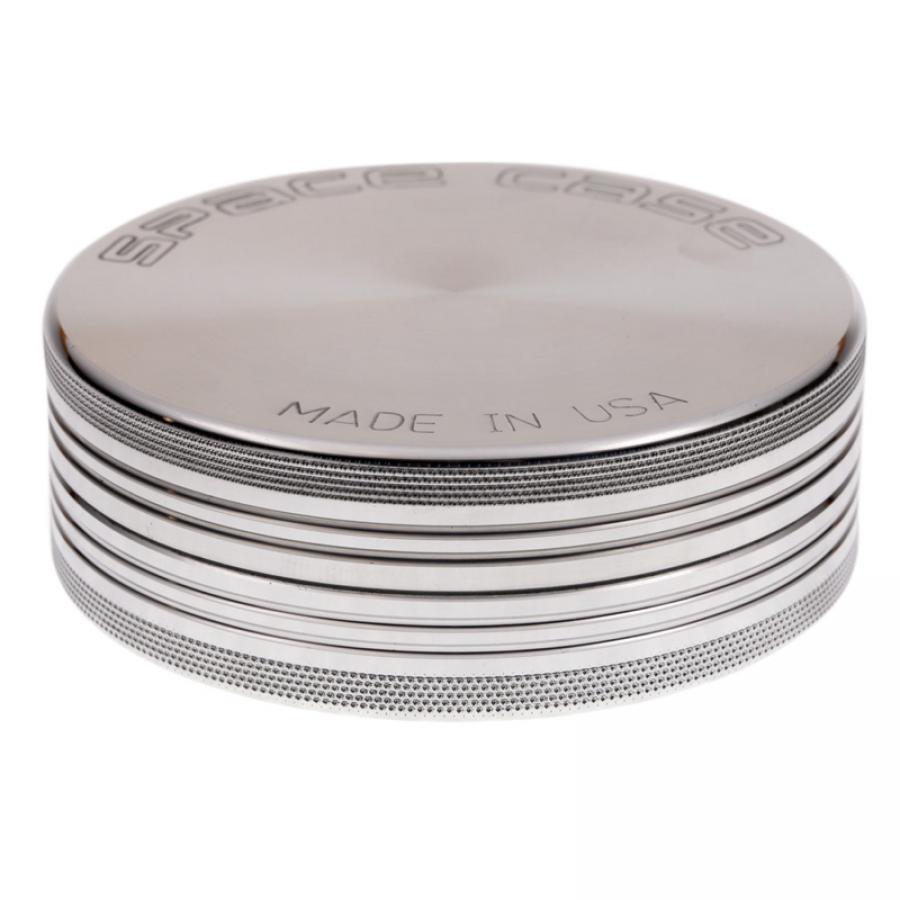 Space Case Small 2-Piece Magnetic Grinder - Aluminum NOS