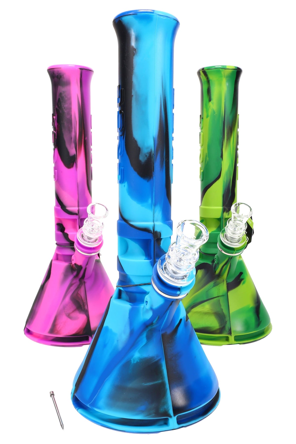 Eyce Beaker Silicone Bong – 12″ – Assorted Colors – image 2