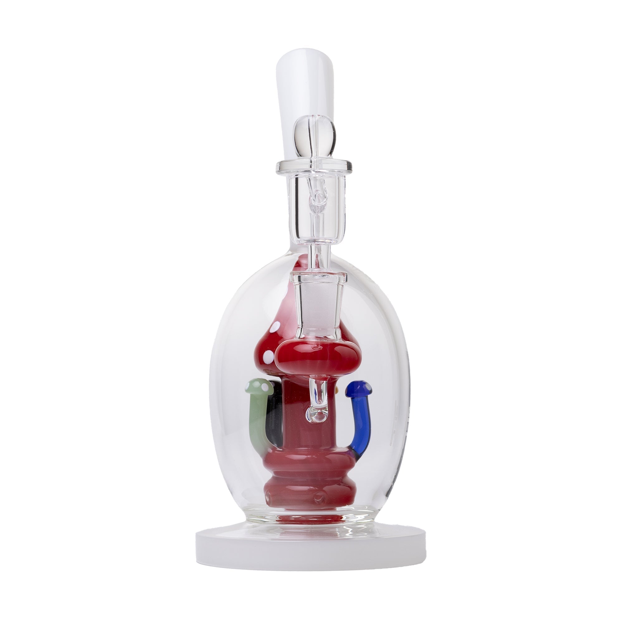 Artisan Mushroom Perc Glass Dab Rig