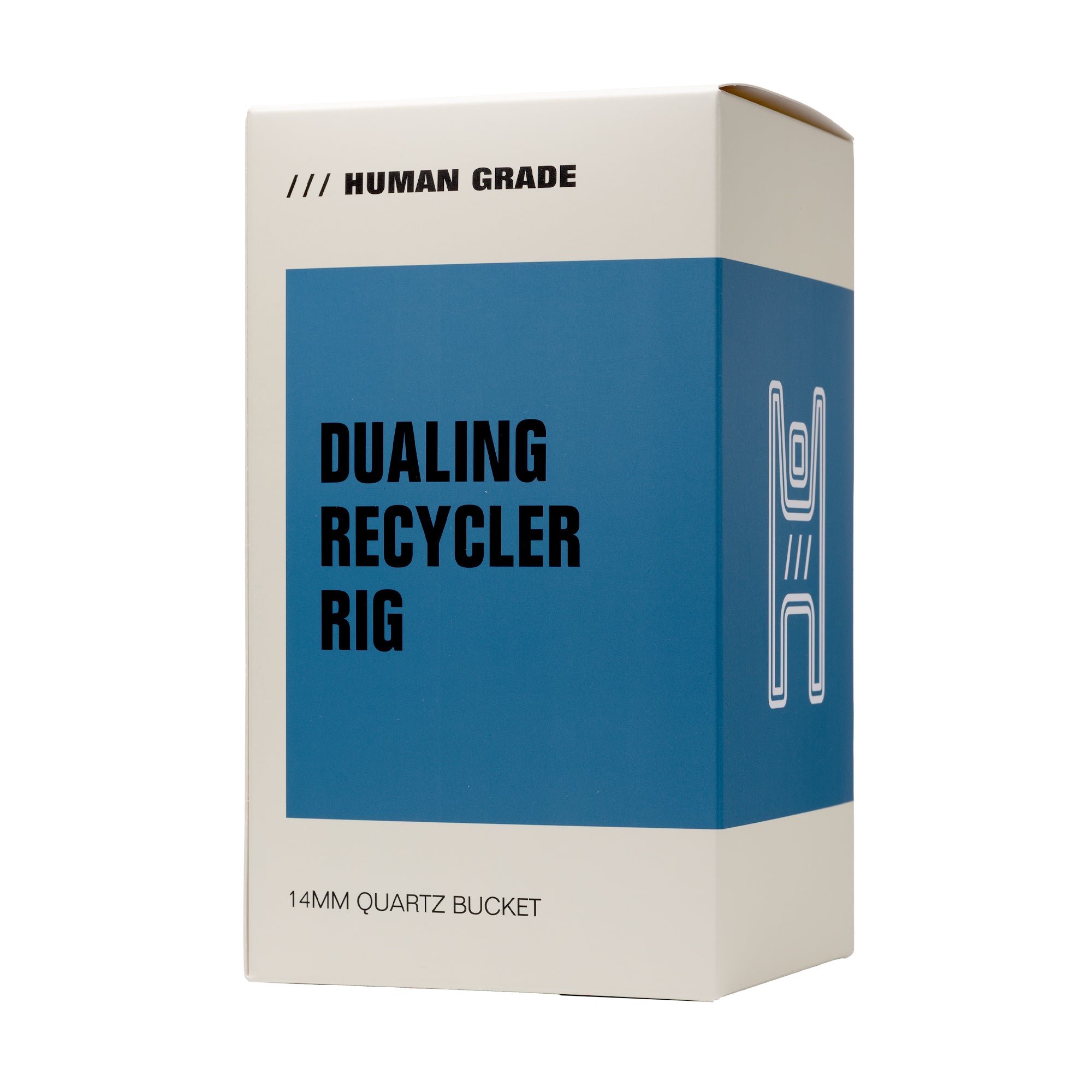 Premium Dual Uptake Borosilicate Glass Recycler Rig