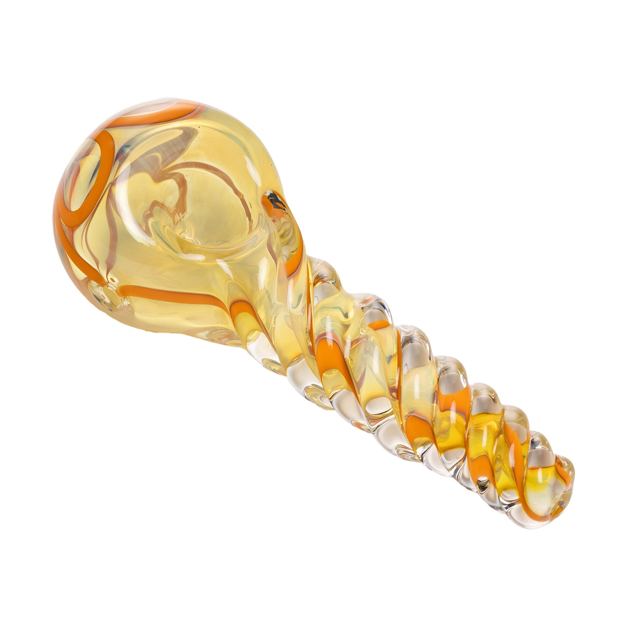 Model B Twisted Borosilicate Glass Hand Pipe
