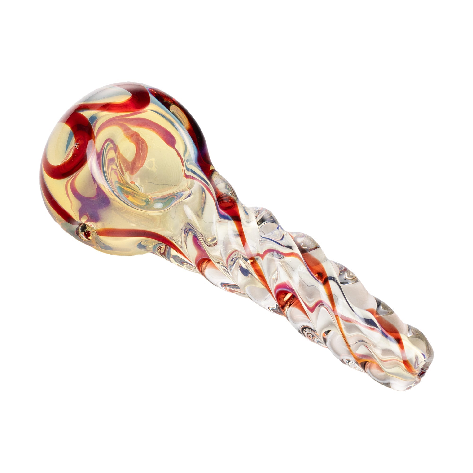 Model B Twisted Borosilicate Glass Hand Pipe