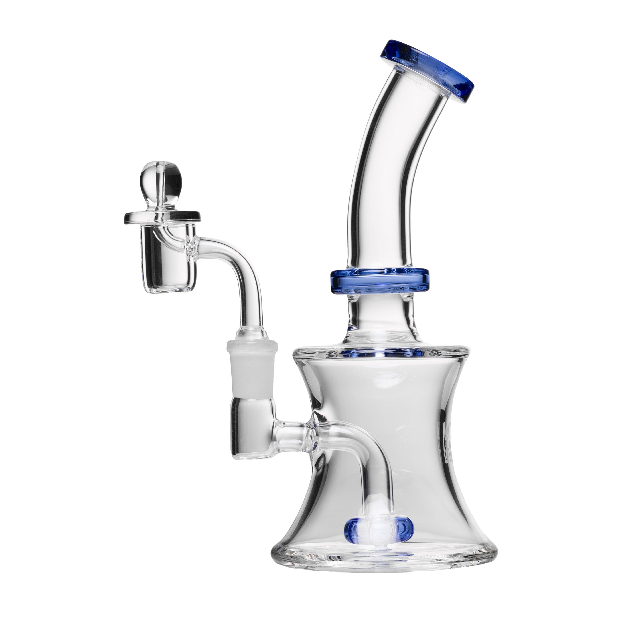 8 Inch Oil Can Rig with Quartz Bucket