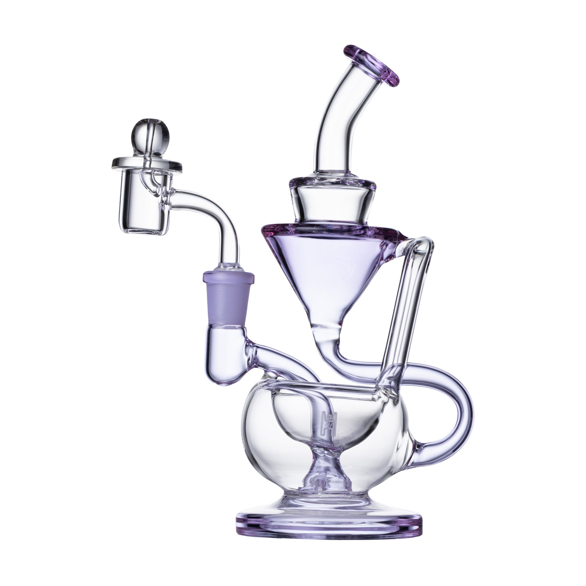 Compact 8-Inch Glass Recycler Rig