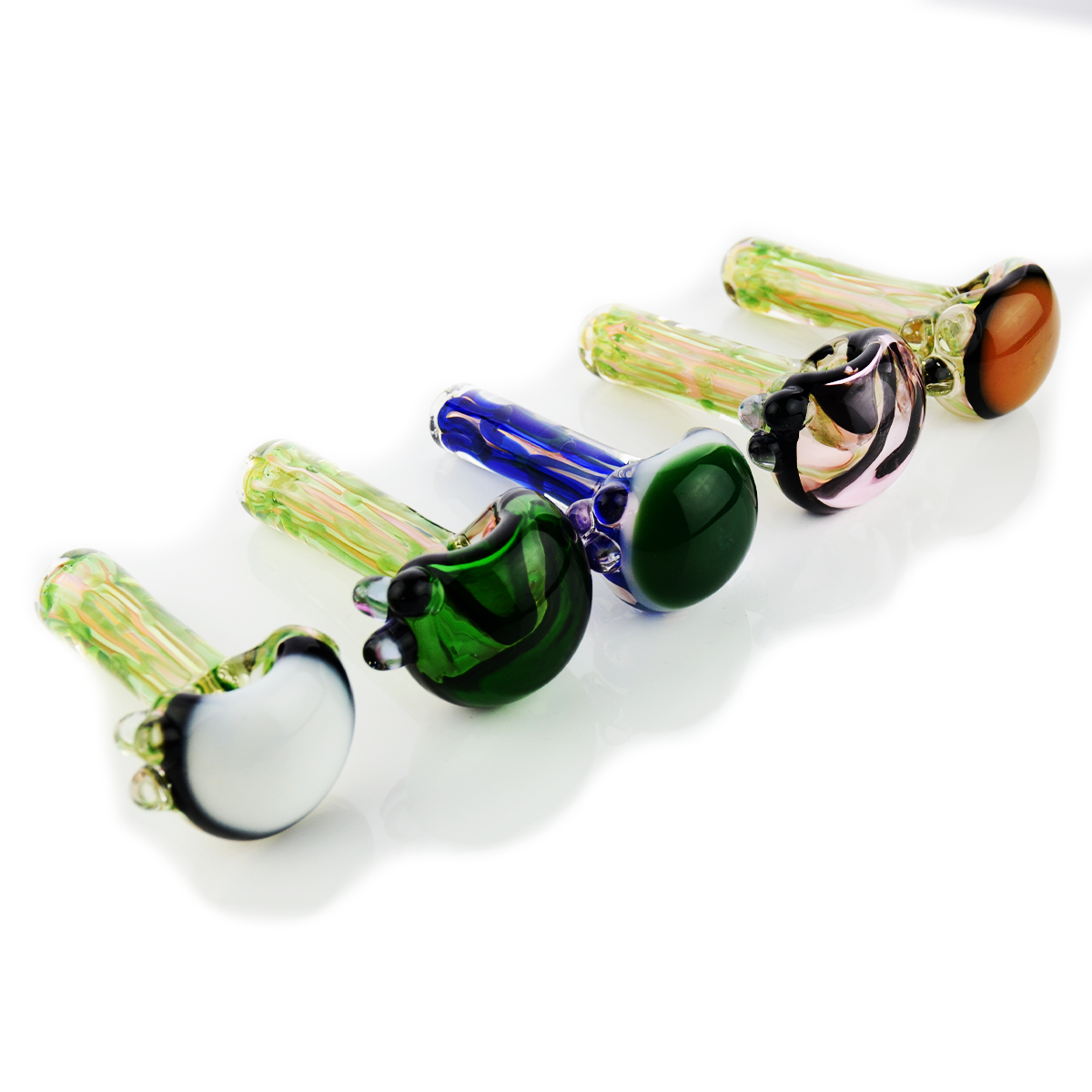 Artisan Gold Fume Zig Zag Hand Pipe