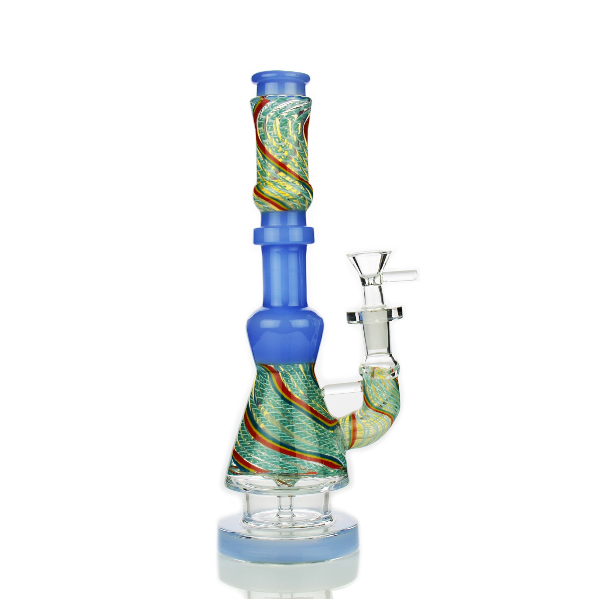 Precision Glass 11-inch Twisting Water Pipe