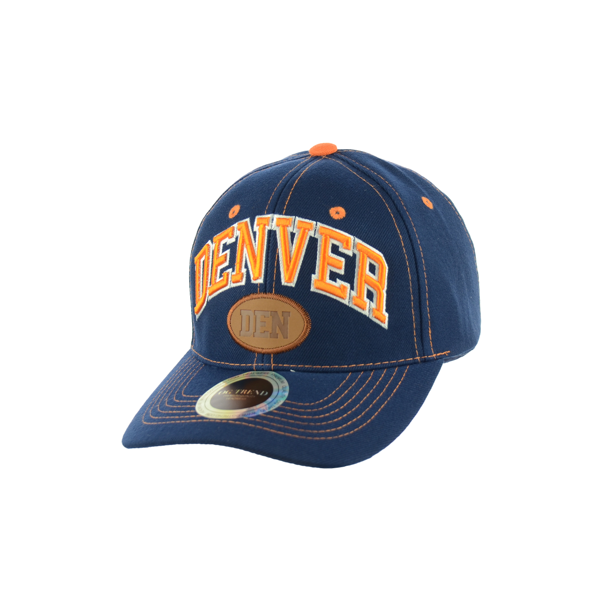 Denver Embroidered Baseball Cap with Velcro