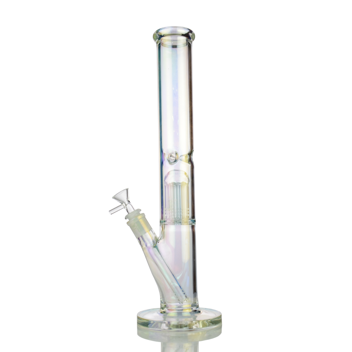 16-inch Electro Plated Glass Water Pipe with Percolator