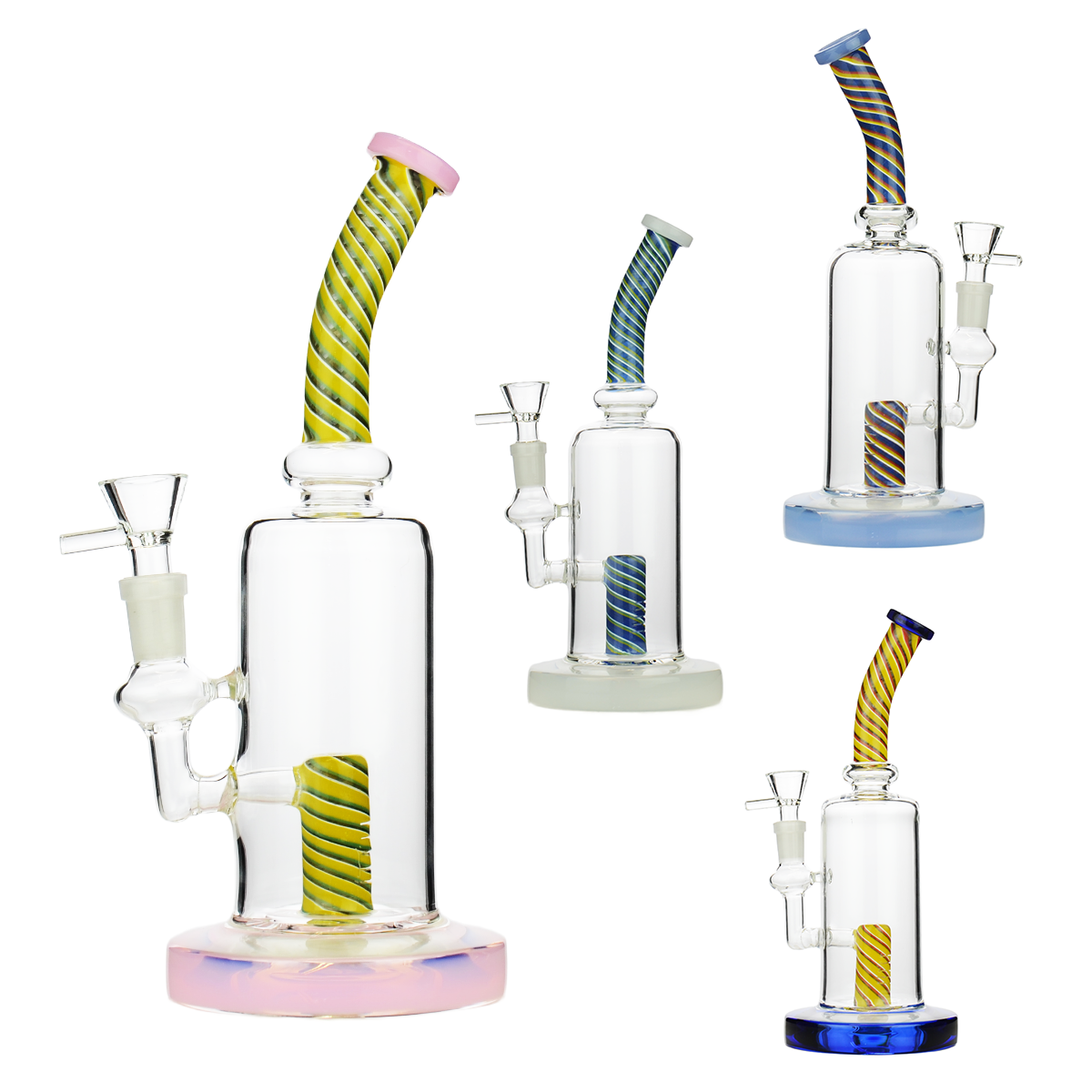 10-inch Reversal Neck Water Pipe with Shower Perc