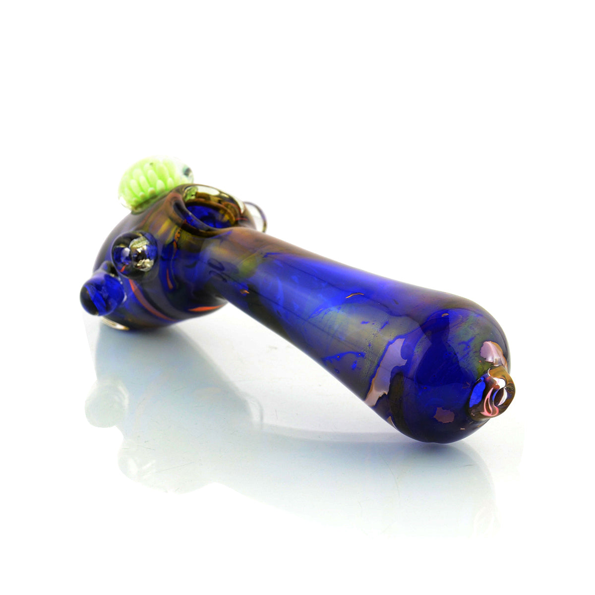 7-Inch Gold Locket Hammer Spoon Pipe