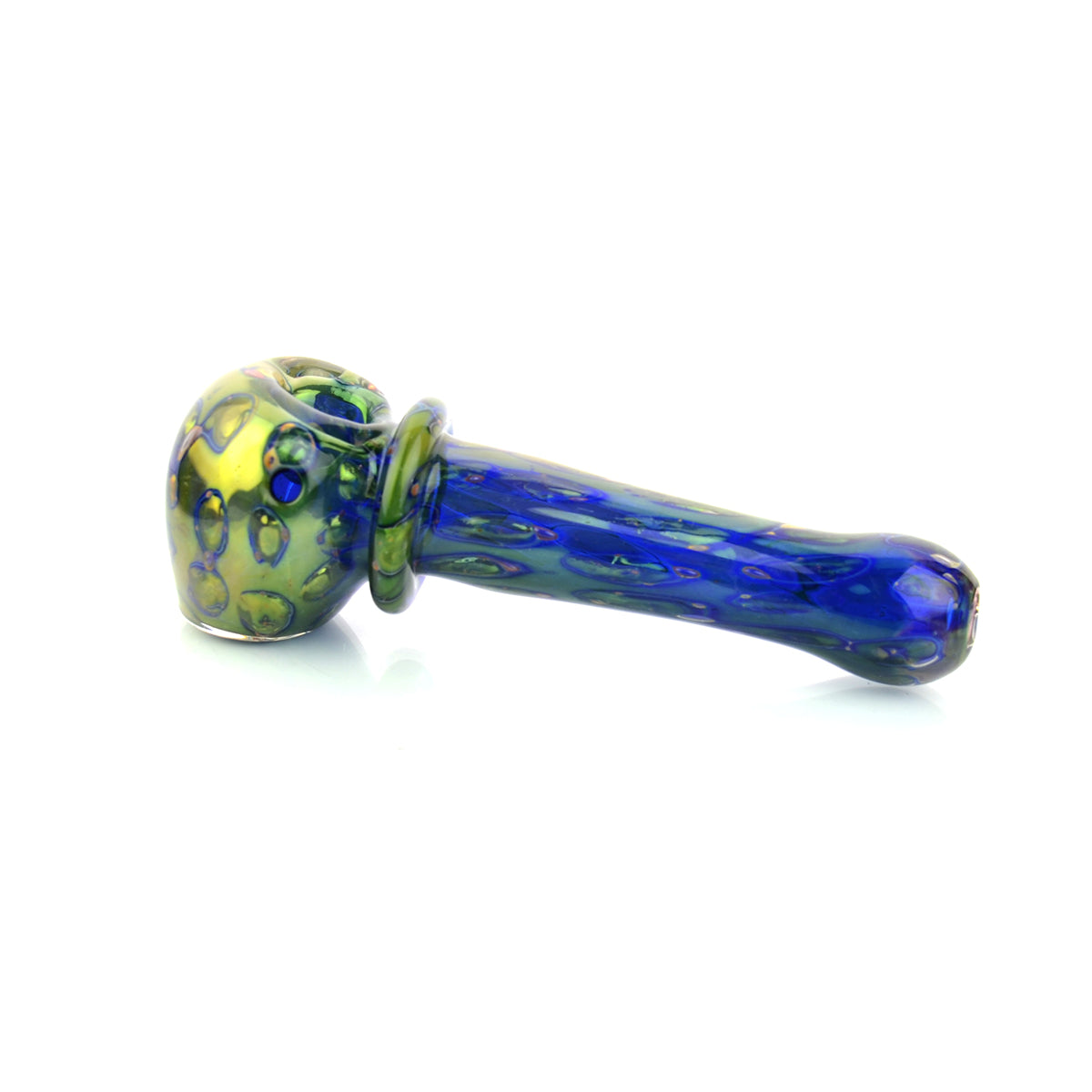 24k Gold Double Tube Rim Spoon Hand Pipe