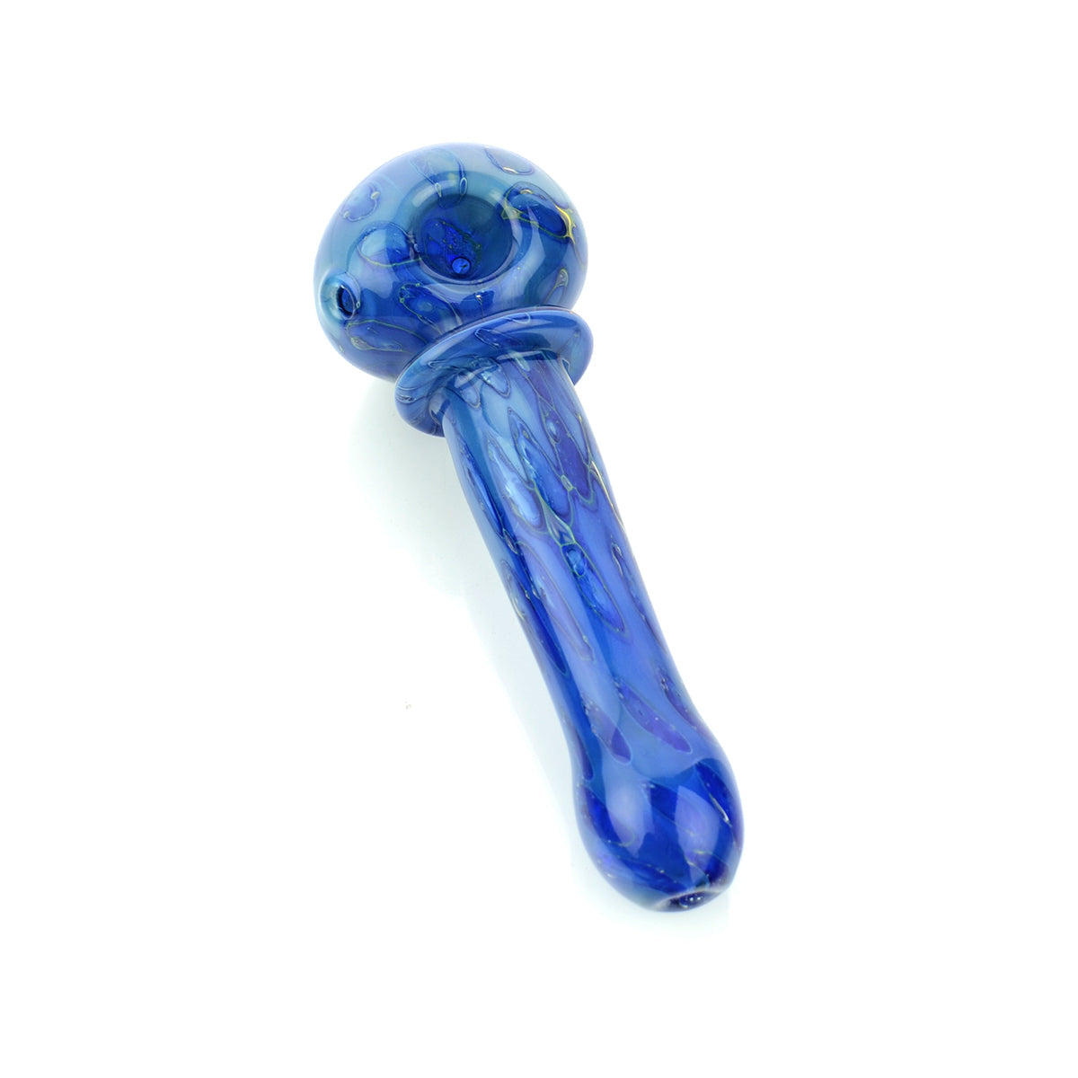 24k Gold Double Tube Rim Spoon Hand Pipe