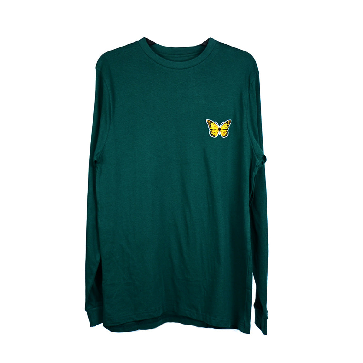 Premium Cotton Butterfly Embroidered Long Sleeve Tee