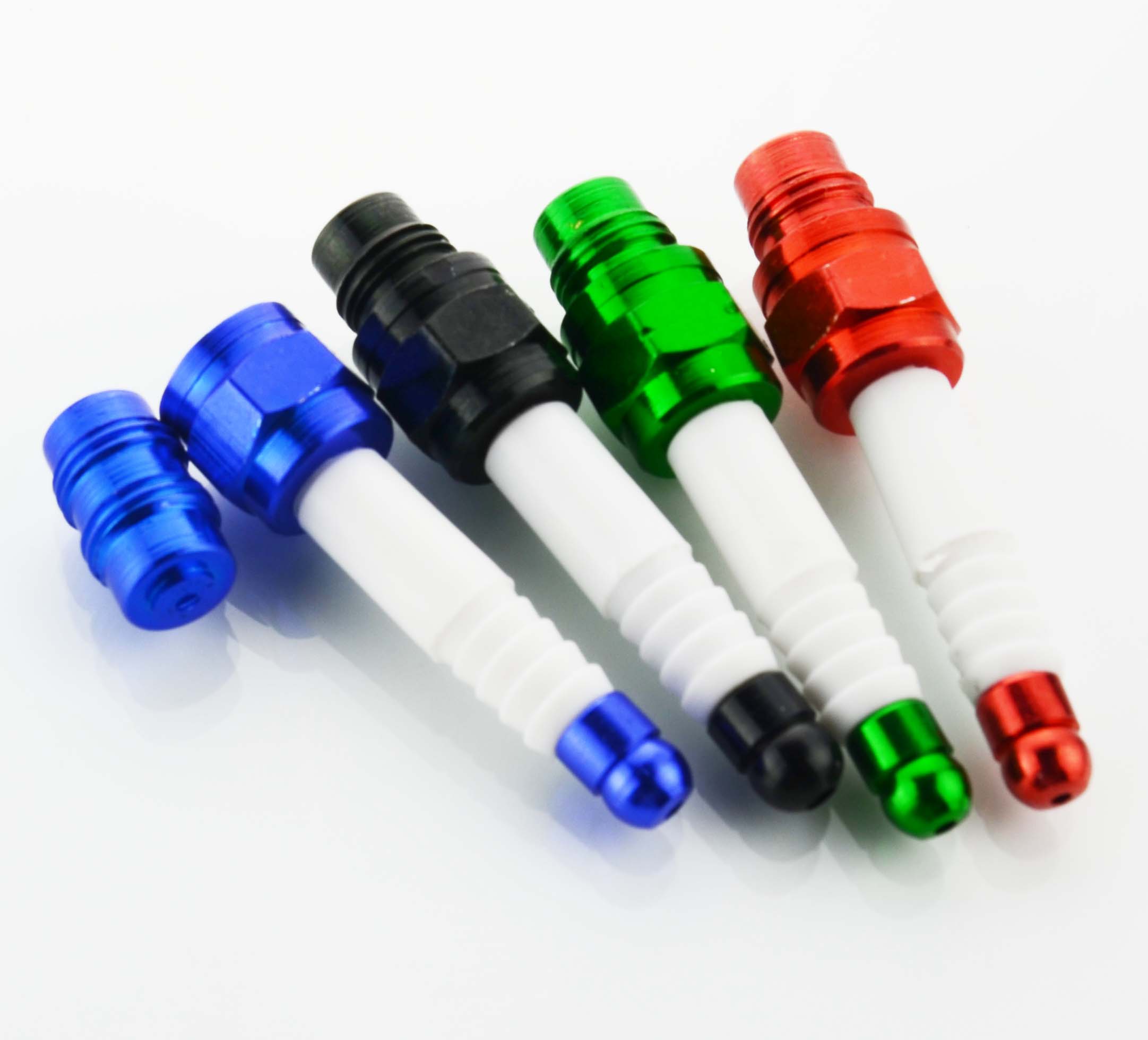 Compact Spark Plug Metal Chillum Pipe