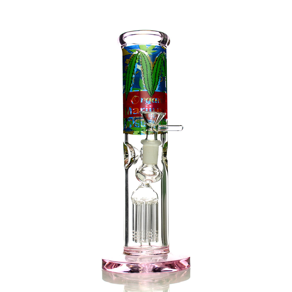Organic Straight Shooter Water Pipe with Tree Chamber