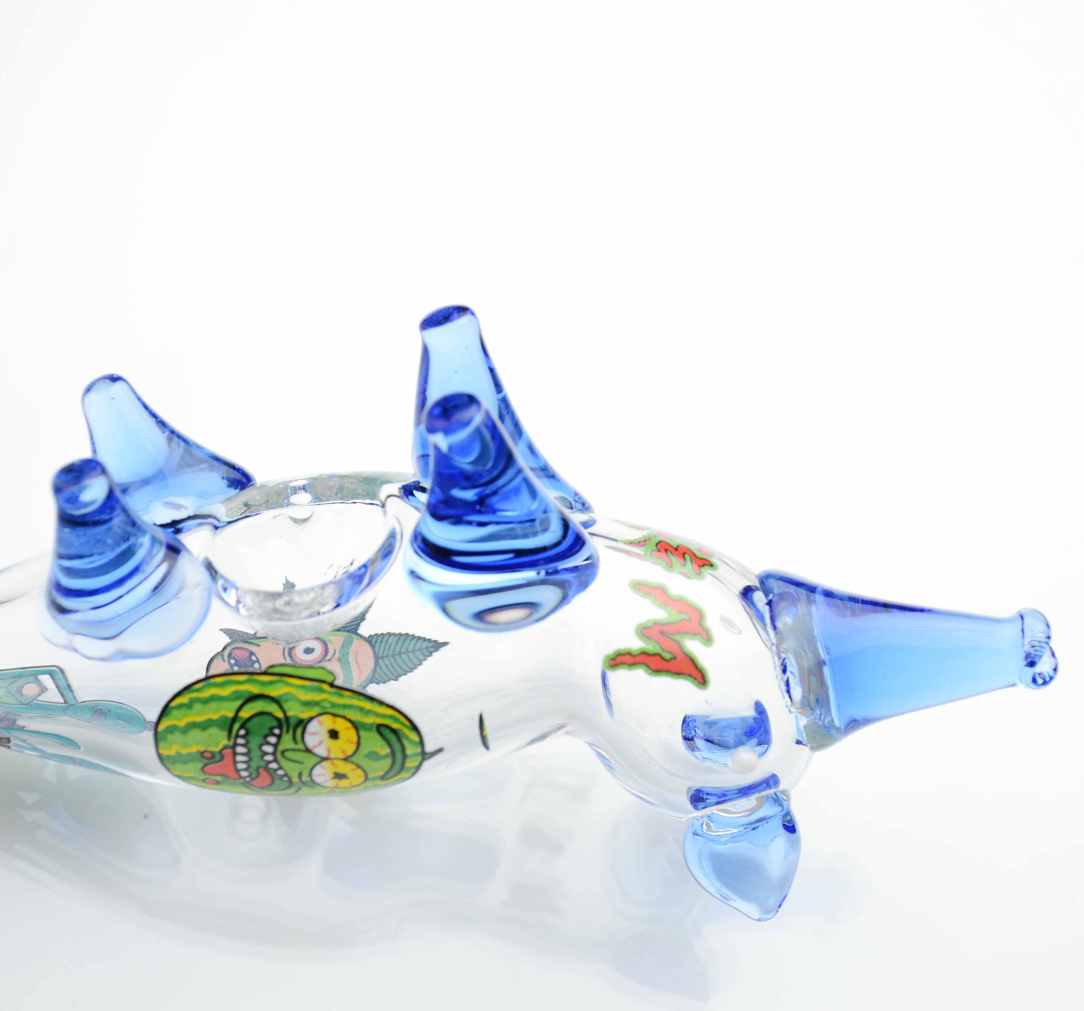 Whimsical Fox Design Herbal Hand Pipe