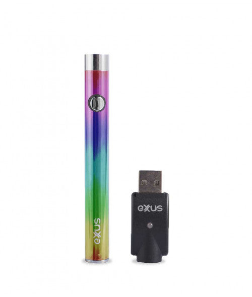 Exxus Slim VV Vape Battery - Rainbow Edition