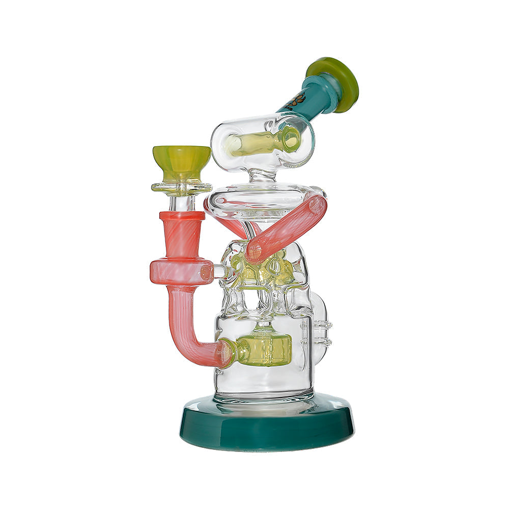 Calibear Gusher Recycler Dual Percolator Dab Rig